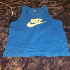 Nike tank top blue xxl